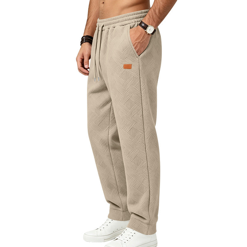 Herren Texturierte Jogginghose mit elastischem Bund und Kordelzug Shop Nory