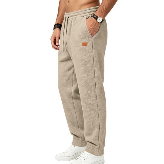 Herren Texturierte Jogginghose mit elastischem Bund und Kordelzug Shop Nory