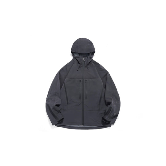 Unisex Technische Kapuzen-Outdoorjacke mit getapten Reißverschlüssen Shop Nory