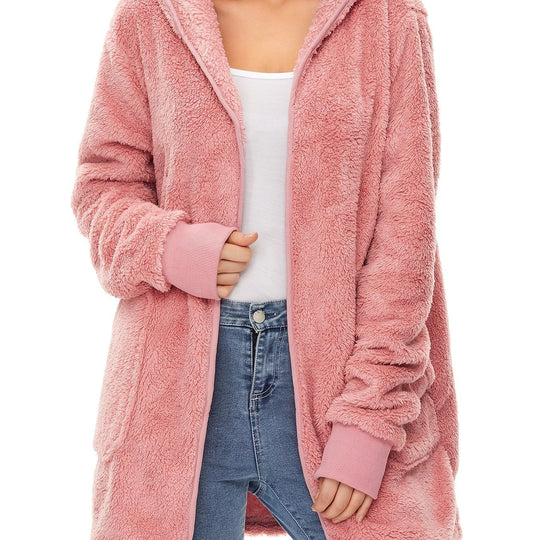 Damen weicher Fleece-Mantels