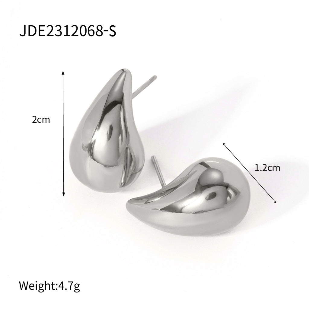 Damen Ohrhänger in tropfenförmigem Design aus hochwertigem Edelstahl Shop Nory