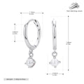 Damen Creolen Ohrringe mit Perlenschmuck Shop Nory