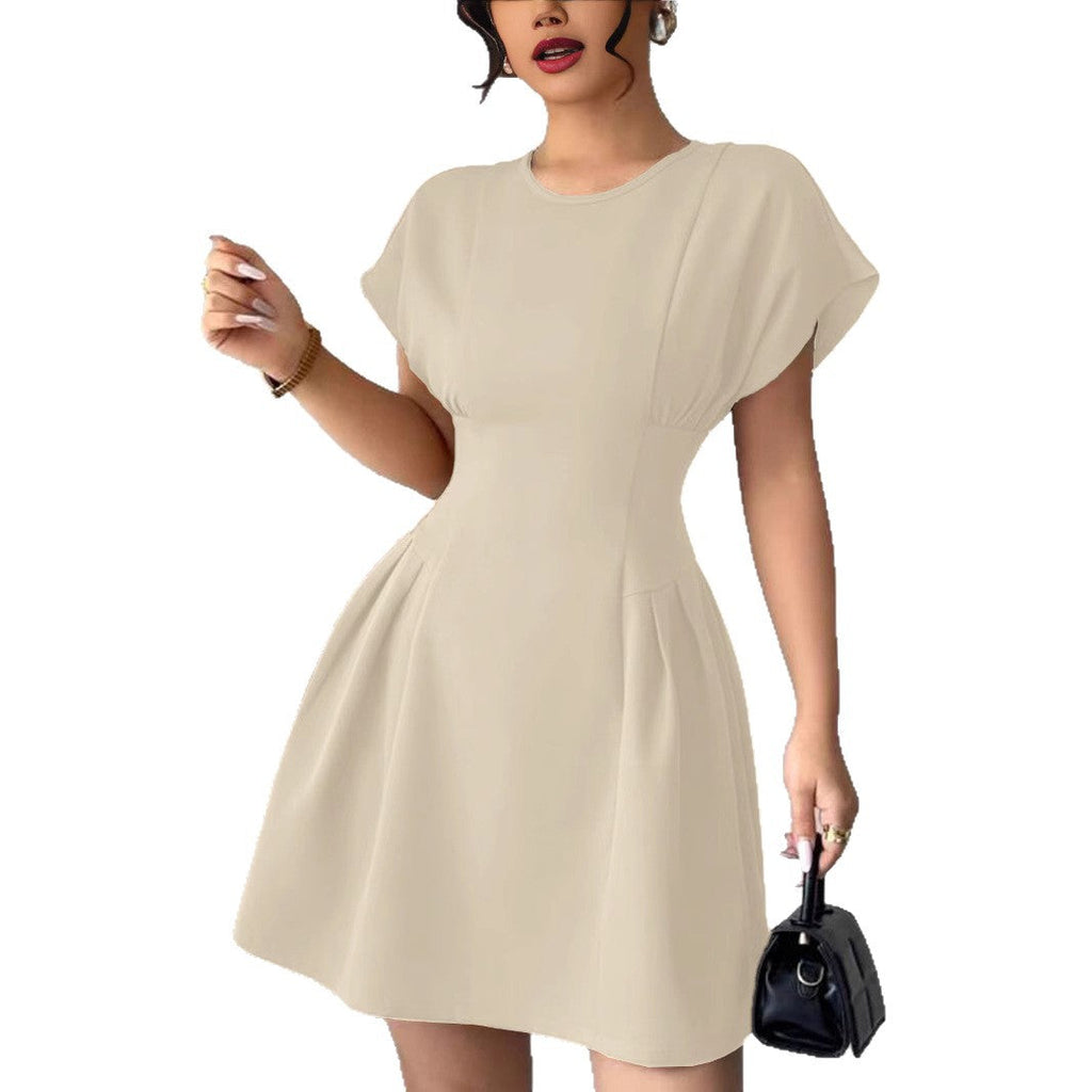 Damen Wickelkleid mit elegantem Schnitt und fließendem Rock