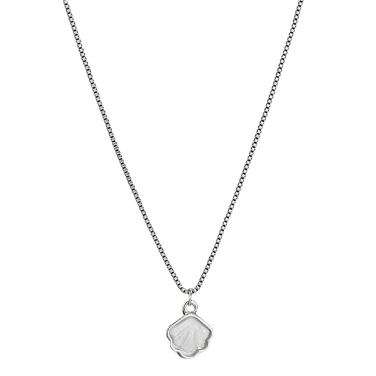 Damen Halskette mit elegantem Muschelanhänger Shop Nory
