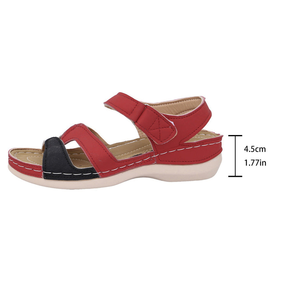 Damen Bequeme Sandalen mit verstellbaren Riemen und ergonomischer Fußbettung