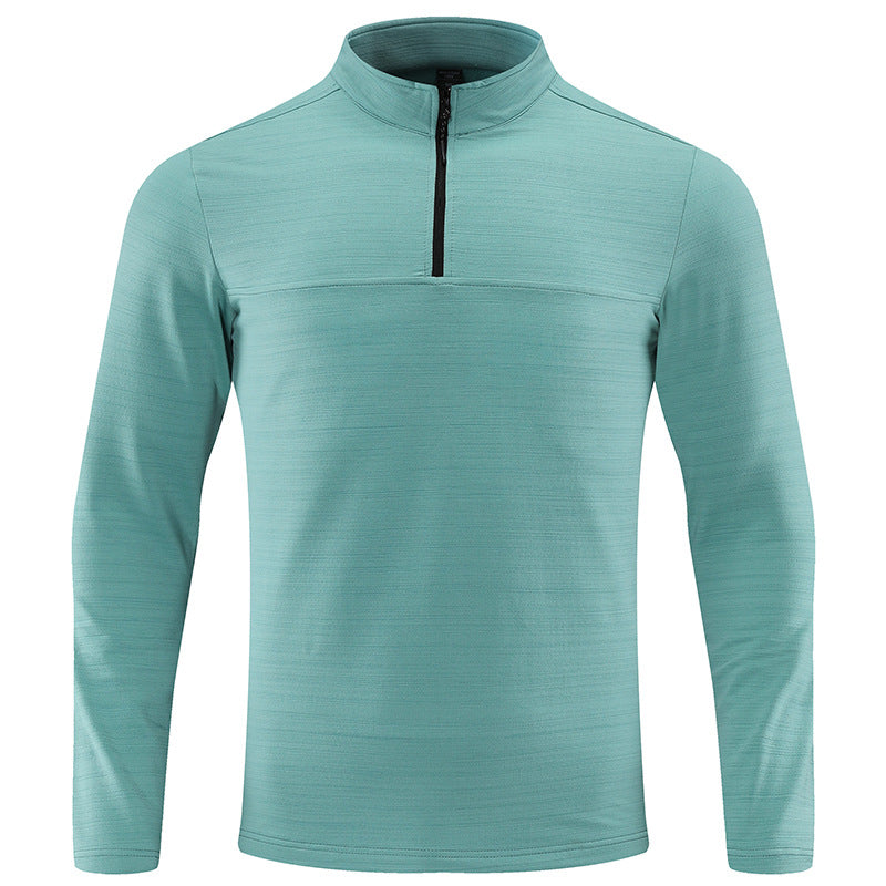 Herren Funktions-Halbzip-Langarmshirt mit Stehkragen und atmungsaktivem Stretchmaterial Shop Nory