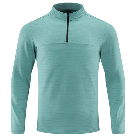 Herren Funktions-Halbzip-Langarmshirt mit Stehkragen und atmungsaktivem Stretchmaterial Shop Nory