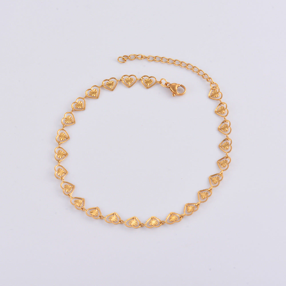 Damen Schlüsselarmband aus hochwertigem Edelstahl mit filigranem Design Shop Nory