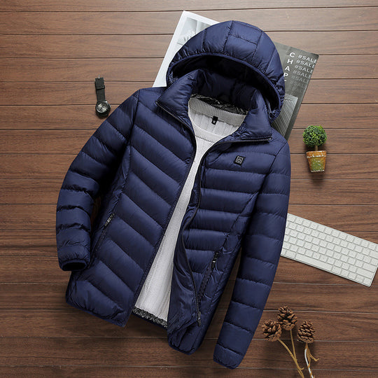 Herren ultraleichter gesteppter Parka mit Kapuze und thermoregulierender Isolierung Shop Nory