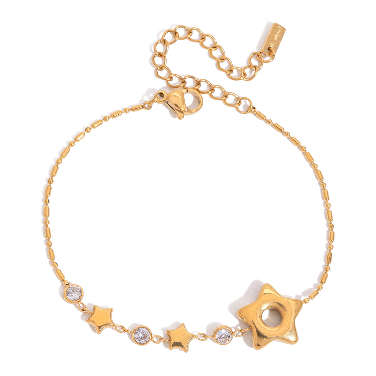 Damen Armband mit funkelndem Sternen-Design und verstellbarem Verschluss Shop Nory