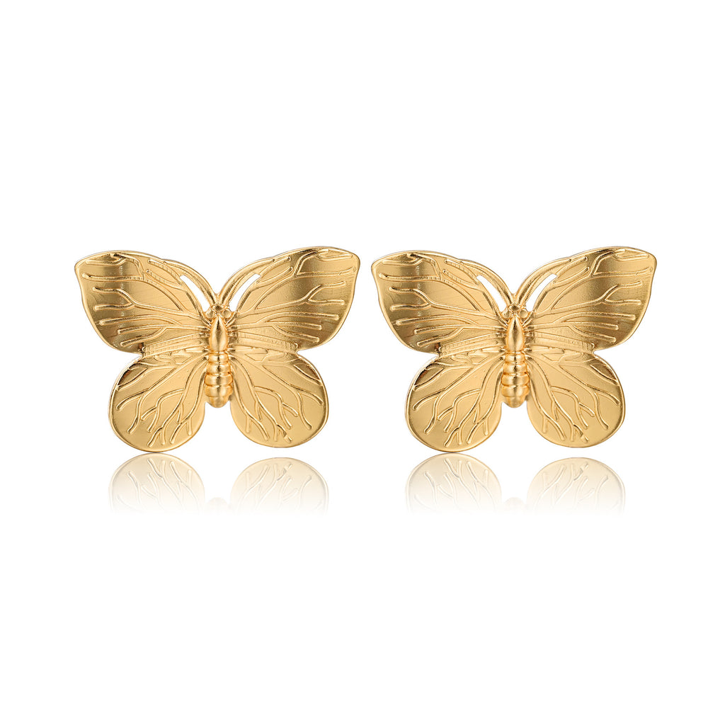 Damen Ohrstecker mit exquisitem Schmetterlingsdesign Shop Nory