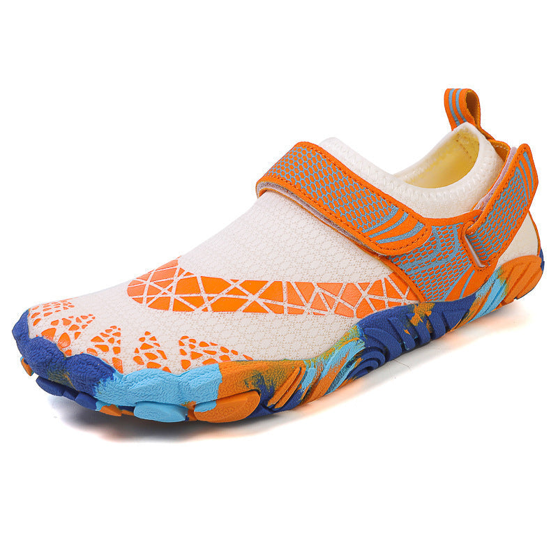 Damen Multifunktionale Aqua-Badeschuhe mit rutschfester Sohle und elastischem Klettverschluss Shopnory
