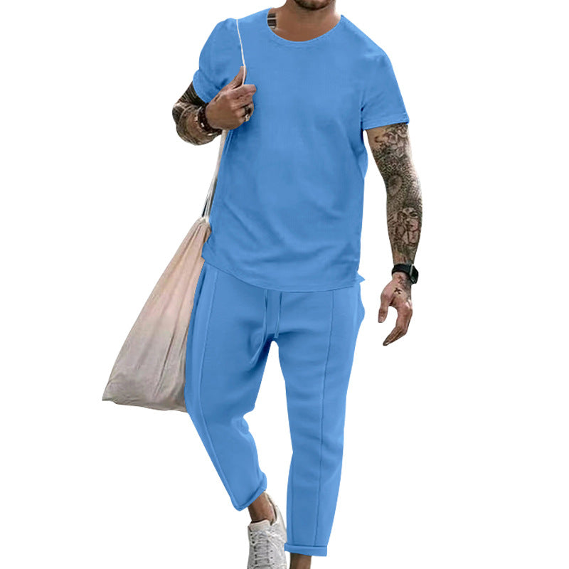 Herren sportliches Set aus hochwertiger Baumwolle mit funktionalem Design und atmungsaktiver Struktur Shopnory