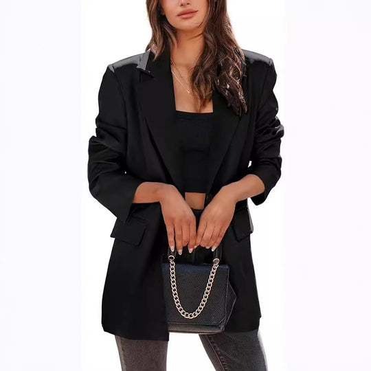 Damen großzügig geschnittener Oversize-Blazer