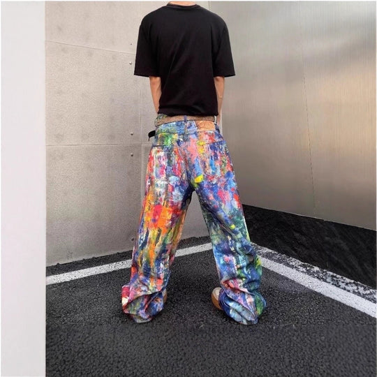 Damen Artistic Baggy-Jeans Shop Nory