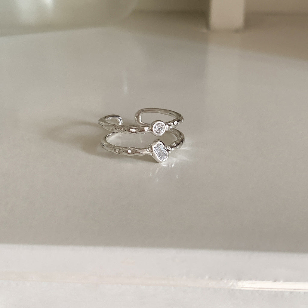 Damen Eleganter und stilvoller Ring mit gedrehtem Design Shop Nory