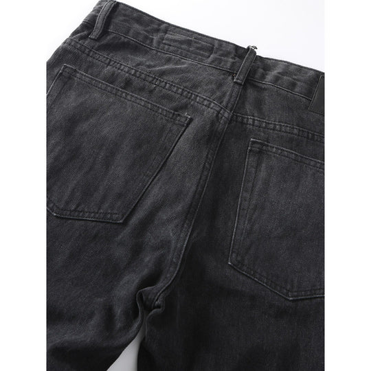 Herren Tapered Relaxed Denim-Jeans mit hoher Bundhöhe und cleaner Used-Optik Shop Nory