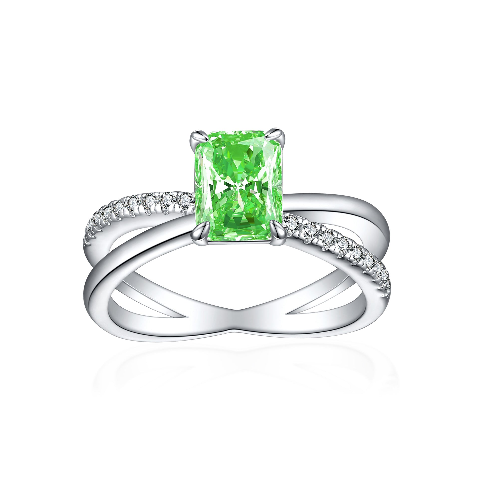 Damenring mit elegantem Kupfer-Zirkonia und filigranem Design Shop Nory