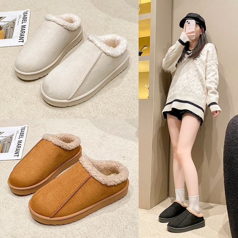 Damen Gefütterte Winter‑Slipper mit Kunstfellbesatz und profilierter Gummisohle Shop Nory