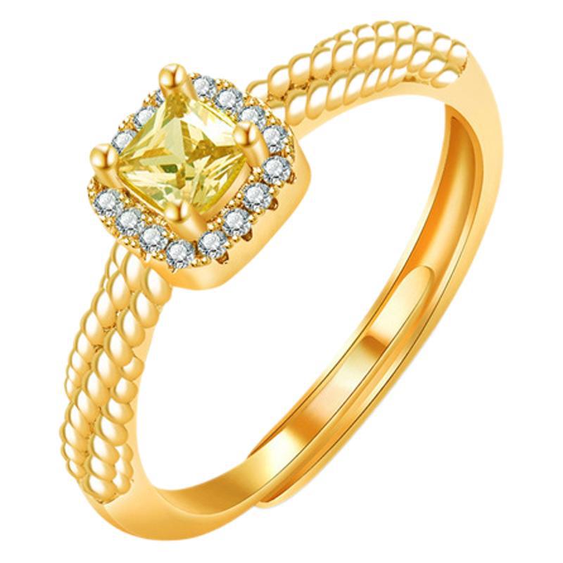 Damen Schmuckring mit edlem, verziertem Steinbesatz Shop Nory