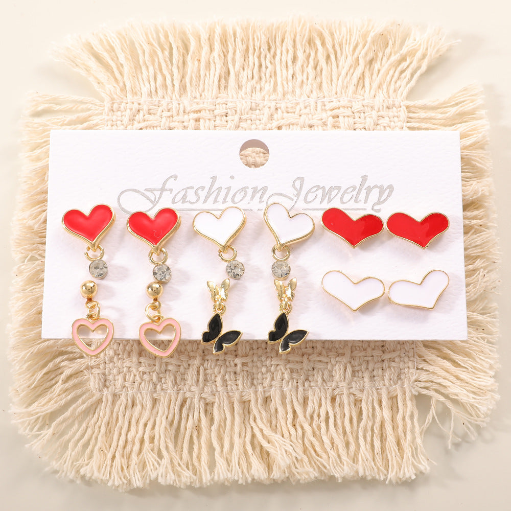 Damen Ohrstecker-Set mit verspieltem Tier- und Pilzdesign Shop Nory
