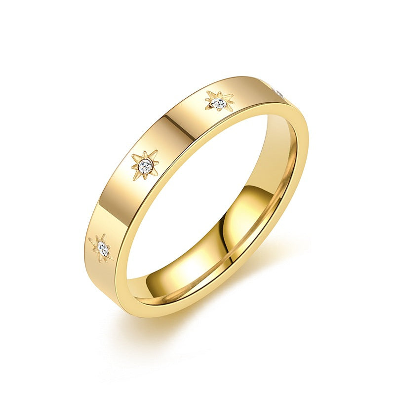 Damen Ring mit funkelnden Zirkonia-Steinen und elegantem Design Shop Nory