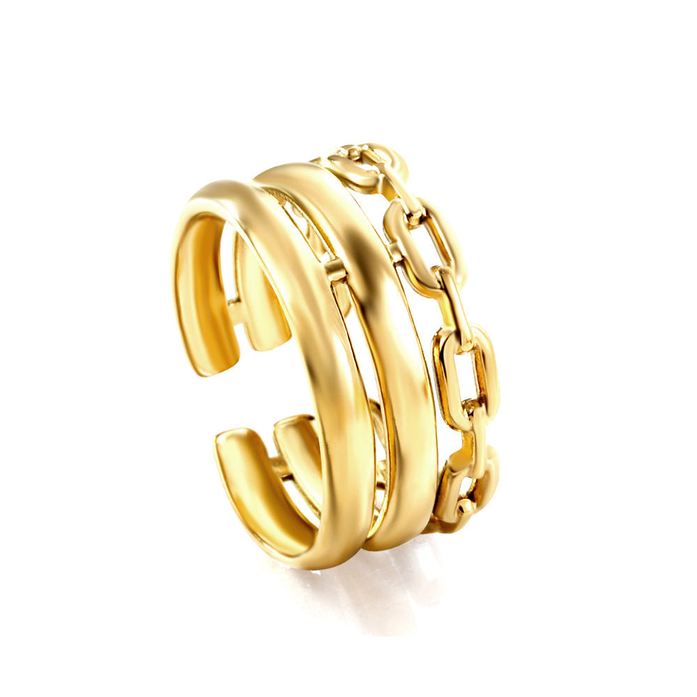 Damen Verstellbarer Armband mit emotionalem „Liebe“ Schriftzug aus hochwertigem Edelstahl mit goldfarbener Beschichtung Shop Nory
