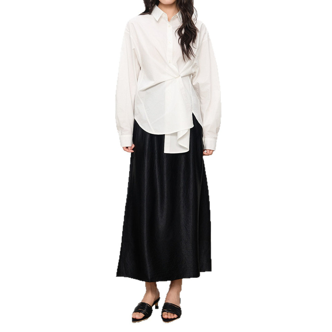 Damen Eleganter Maxirock aus hochwertigem Chiffon Shop Nory