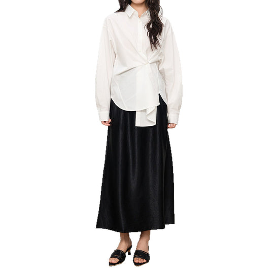 Damen Eleganter Maxirock aus hochwertigem Chiffon Shop Nory