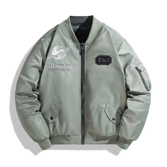 Herren Modische Bomberjacke mit hochschließendem Kragen Shop Nory