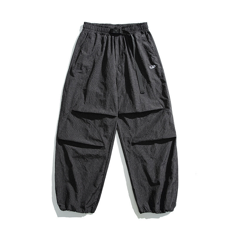 Unisex Leichte Ripstop-Cargo-Hose mit mehreren Pattentaschen und elastischem Saum Shop Nory