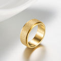 Herren Ring mit mattierter Oberfläche und eleganter Struktur Shop Nory