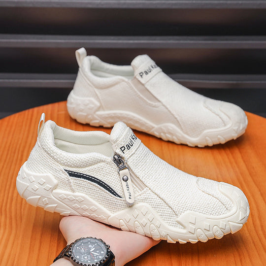 Herren Flexibler Strick-Sneaker mit Reißverschluss Shop Nory