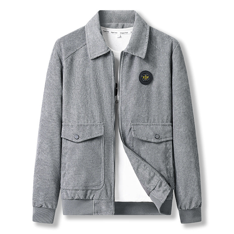 Herren Cordjacke mit praktischem Zip Shop Nory