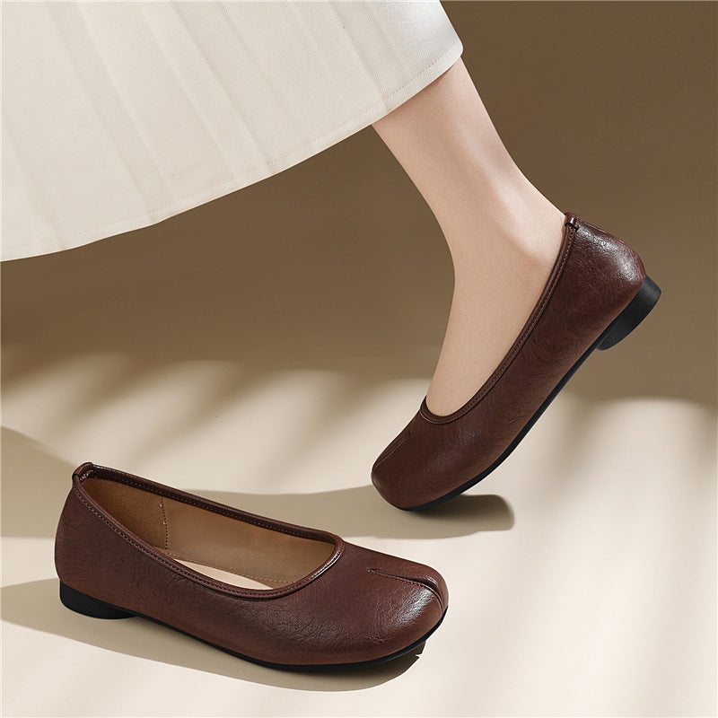Damen Elegante und bequeme Ballerinas mit flexiblem Fußbett Shopnory