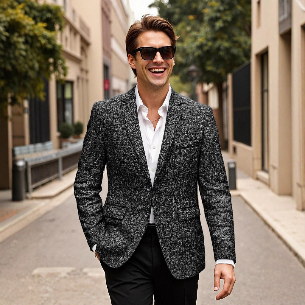 Herren eleganter Blazer aus Wolle