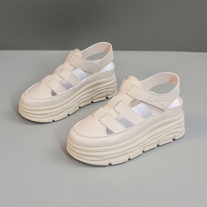 Damen luftige Plateau Sandalen Shopnory