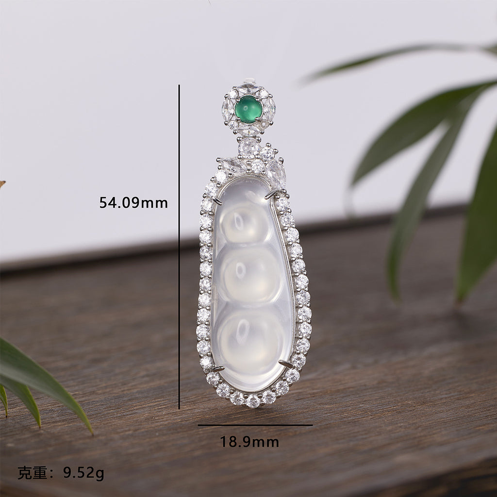 Damen exklusiver Anhänger mit ästhetischem Design und hochwertigen Edelsteinen Shop Nory