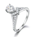 Damen eleganter Verlobungsring mit funkelndem Zirkonia Shop Nory