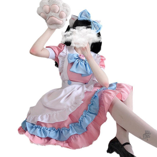 Damen verspieltes Katzen-Mädchen Kostüm Shop Nory