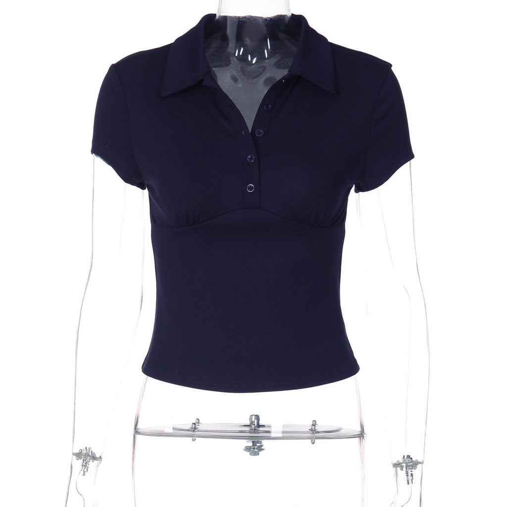 Damen Kurzärmliges Poloshirt mit taillierter Passform