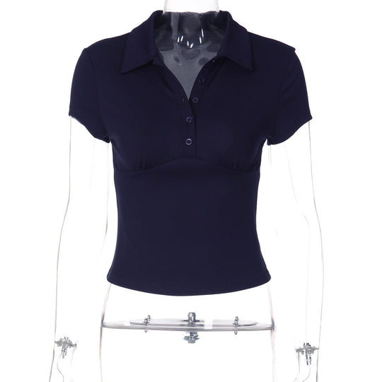 Damen Kurzärmliges Poloshirt mit taillierter Passform