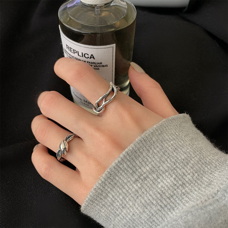 Damenring mit fließendem Kettendesign Shop Nory