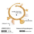 Damen maritim inspirierte Fußkette aus hypoallergenem Edelstahl Shop Nory