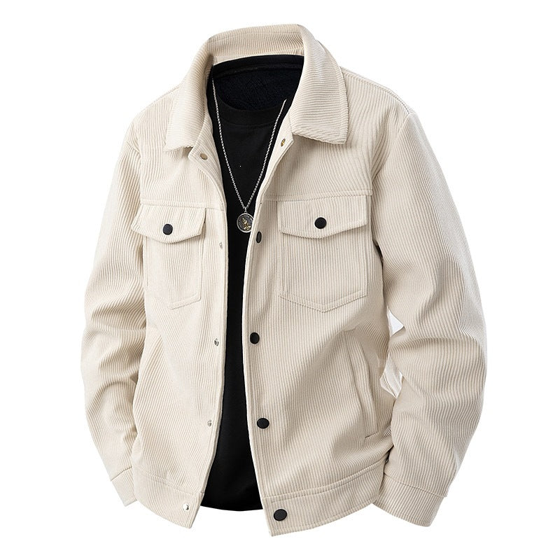 Herren Modische Cordjacke mit Taschen Shop Nory
