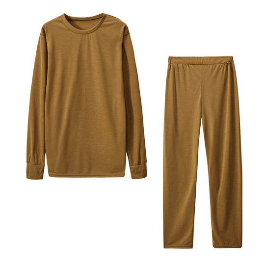 Damen Langarm Schlafanzug Set mit elastischen Hosen