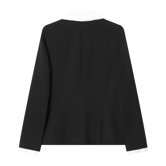 Damen Weite High‑Waist-Hose mit elastischem Bund, Bügelfalte und Seitentaschen Shop Nory