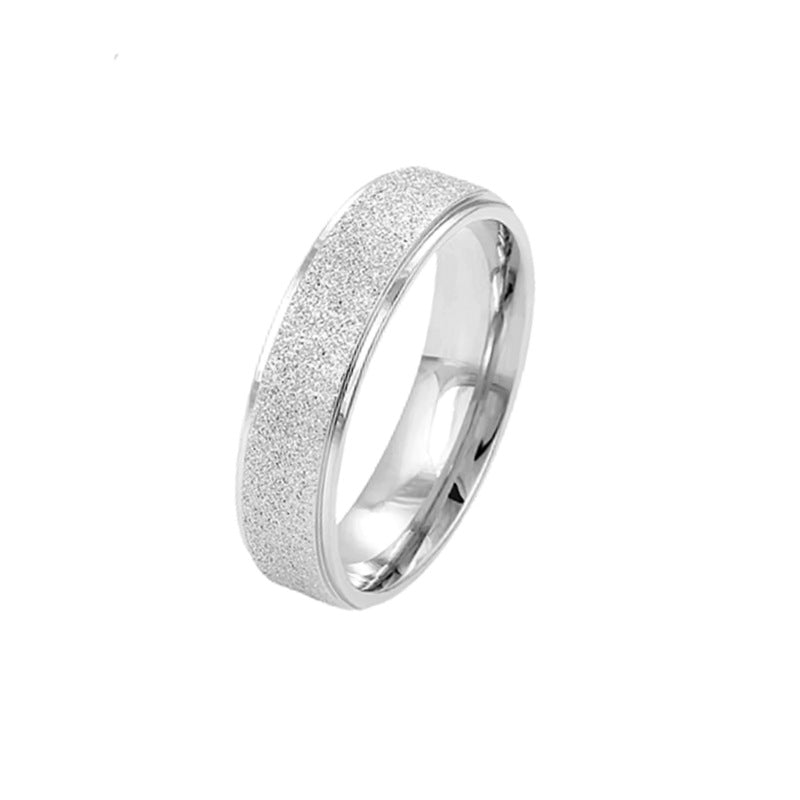 Damen Eleganter Ring aus hochwertigem Edelstahl mit strukturierter Oberfläche Shop Nory