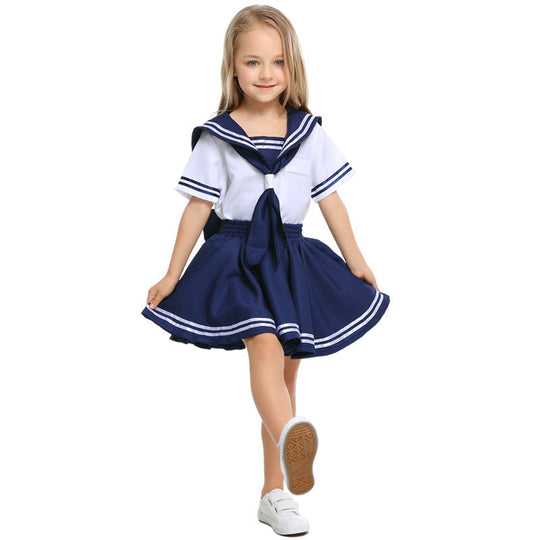 Mädchen Matrosen Outfit mit Rüschen und Schleifen Shop Nory