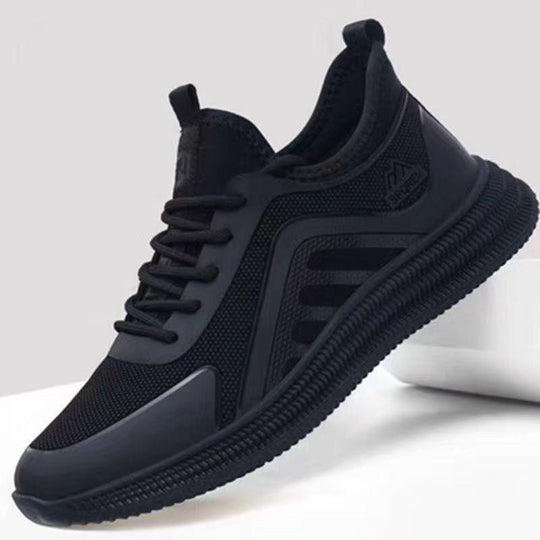 Herren Minimalistischer Urban-Lauftrainer mit gerippter Plateausohle und nahtlosem Mesh-Upper Shop Nory